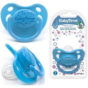 Suzeta silicon ortodontica cu capac 0-6 luni 1 bucata BT128 - Baby Time