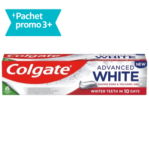 Pachet 3 * Advanced White Volcanic 100 ml + Advanced White 50 ml (Gratis) - Colgate
