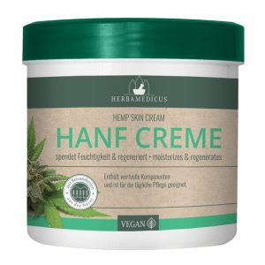 Crema cu ulei din seminte de canepa, 250 ml - Herbamedicus