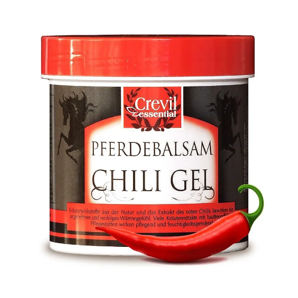 Gel puterea calului cu ardei iute 250 ml - Crevil