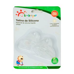 Tetina silicon rotunda 0-24 luni 2 bucati 31009 - SunDelight