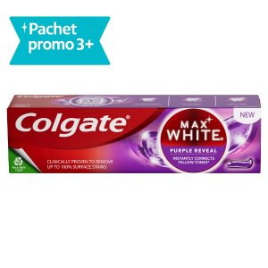 Pachet 3 * Max White One Purple Revive 75 ml + Advanced White 50 ml (Gratis) - Colgate