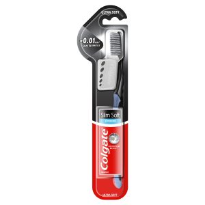 Periuta Slim Soft Charcoal cu capac - Colgate