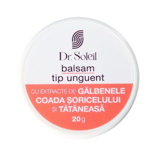 Balsam Tip Unguent cu Extract de Galbenele Coada Soricelului si Tataneasa, 20 gr - Dr. Soleil