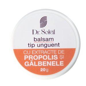 Balsam Tip Unguent cu Extracte de Propolis Si Galbenele, 20 gr - Dr. Soleil